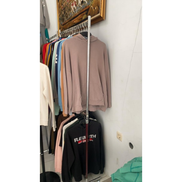 GAWANG 2 TINGKAT PALANG KOTAK | GAWANGAN / GAWANG BAJU MD 100 CM 2 TINGKAT