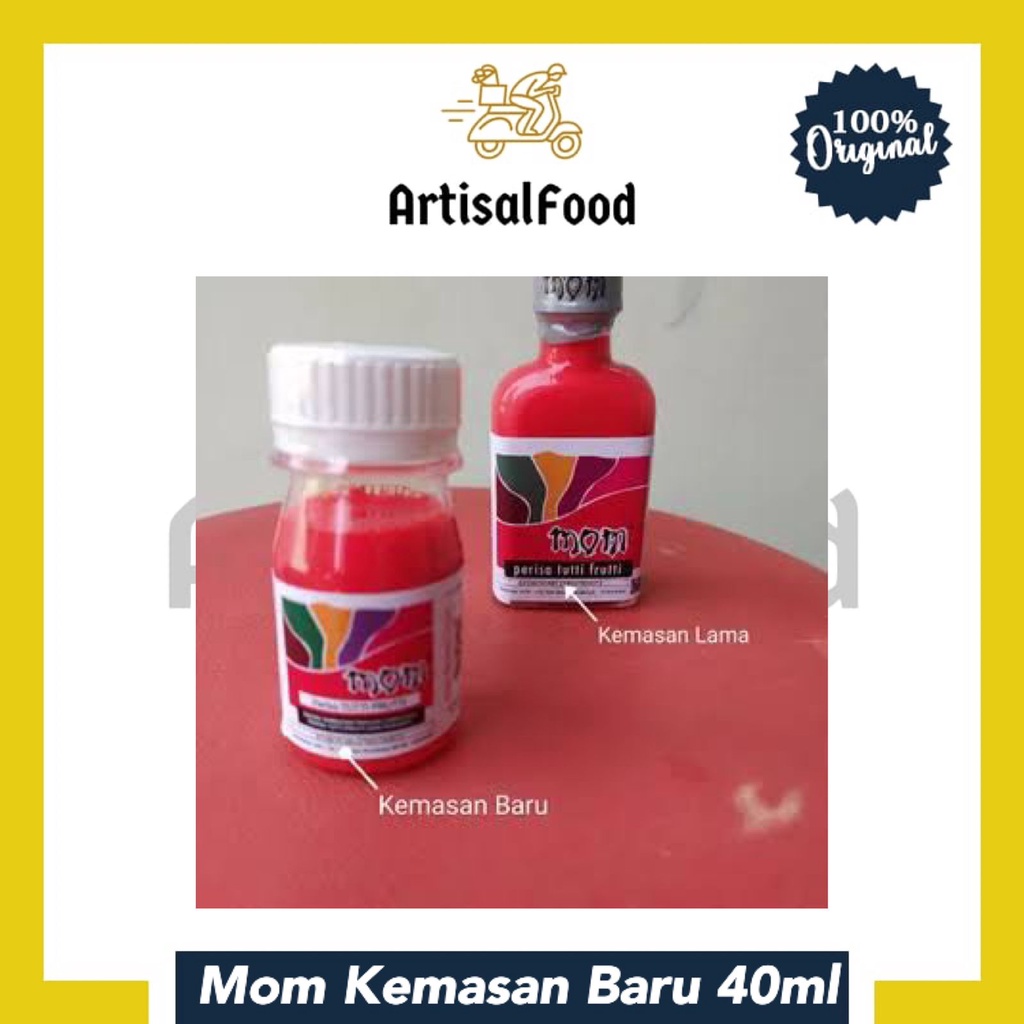 

MOM TUTTI FRUTTI 40ml ORI perisa kue essence esen makanan minuman es