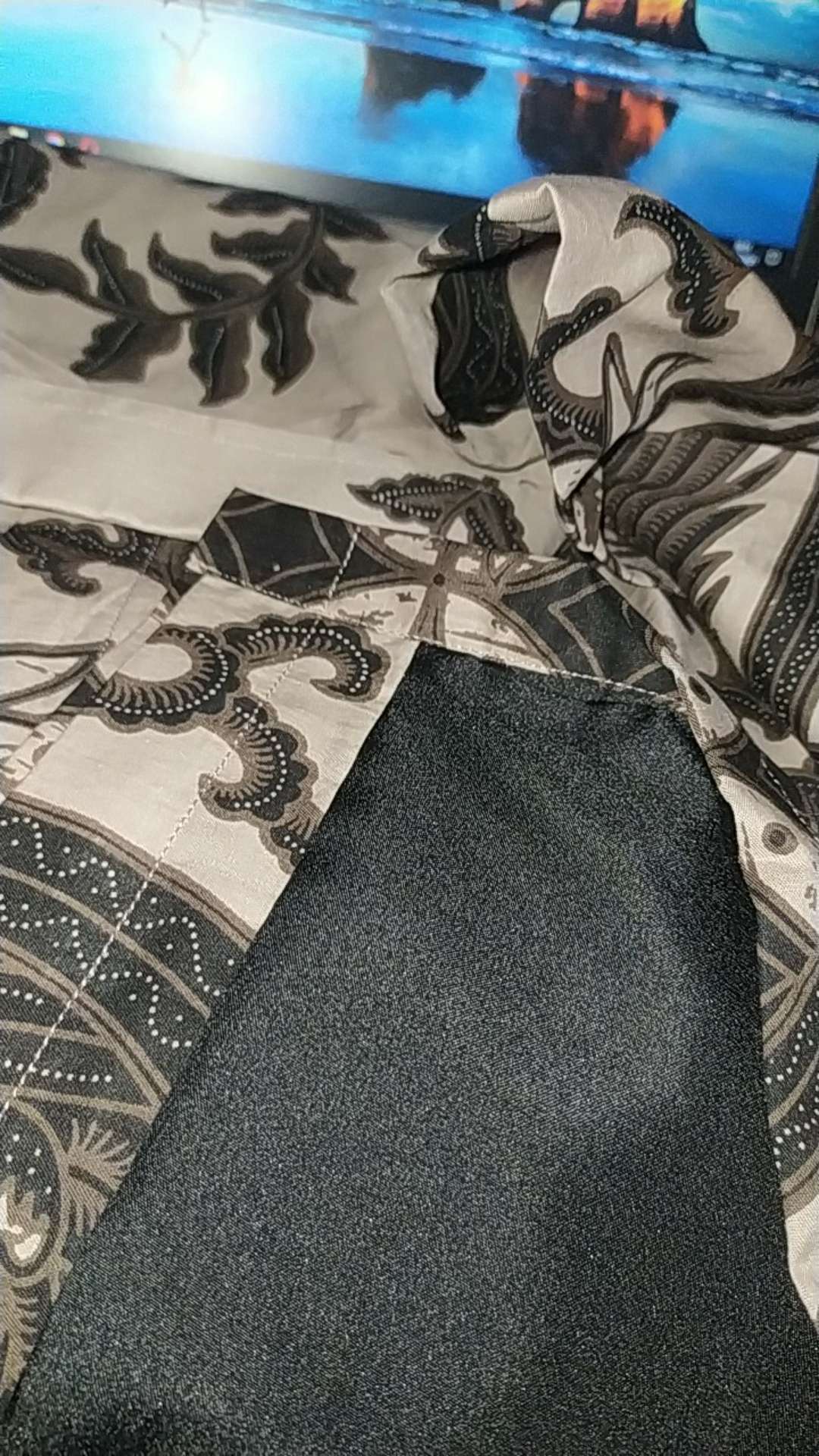 Kemeja Batik Ambrasta Pria Lengan Pendek Full Furingbaju Hem Atasan Premium Modern Trendy Katun