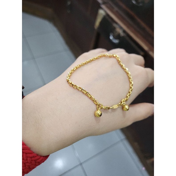Gelang Tangam emas asli kadar 16k