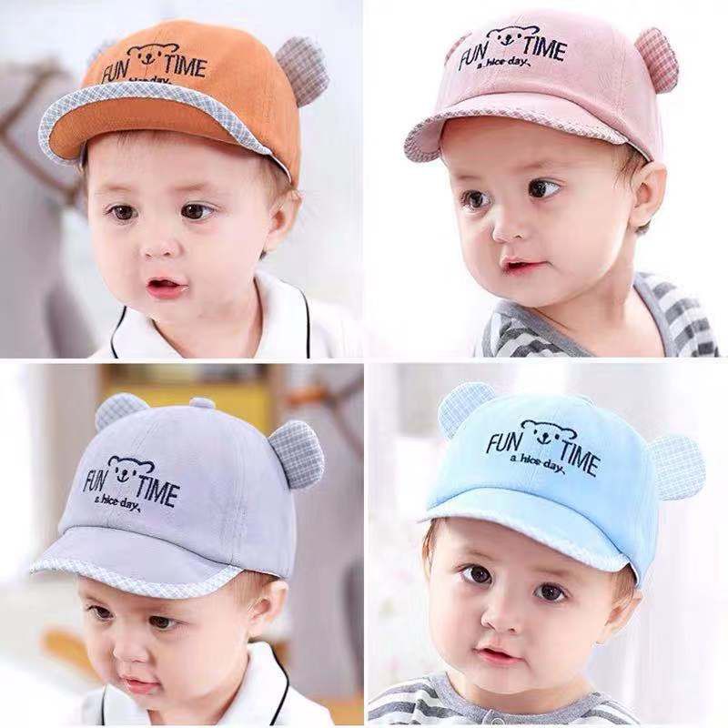 TOPI ANAK BAHAN KATUN PREMIUM LUCU MODE KOREA