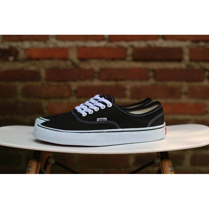 Vans Hitam Original Authentik Sepatu Vans Full Hitam Shoes Casual Sepatu Keren Import