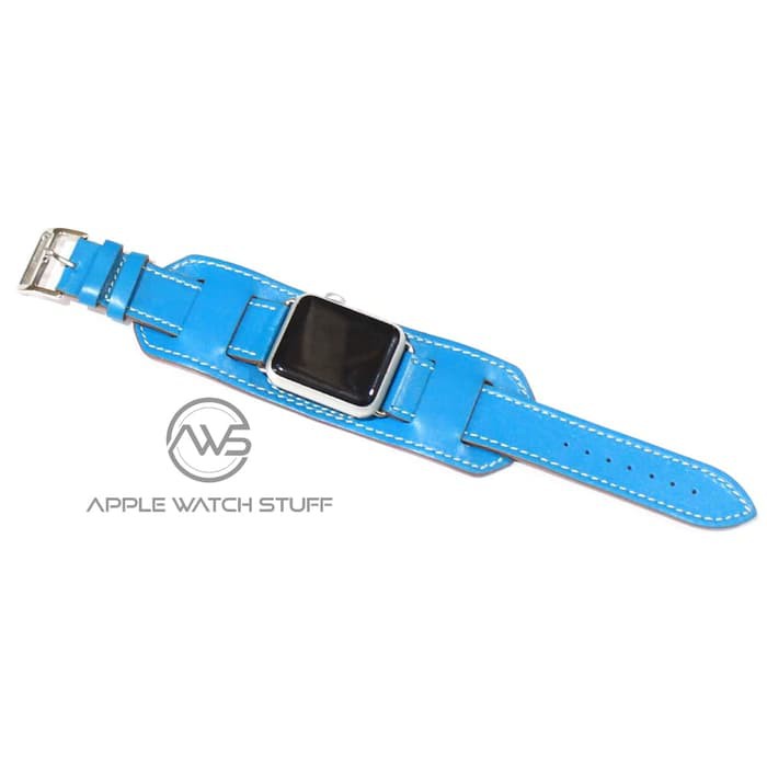 Cuff Strap 42mm / 38mm Genuine Leather Premium Quality for Apple Watch Series 1, 2, 3