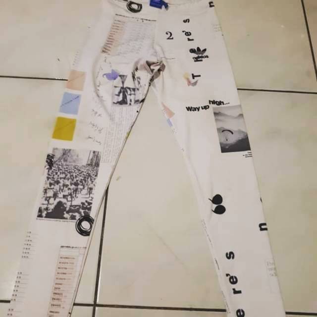 Legging Adidas Putih Original Preloved