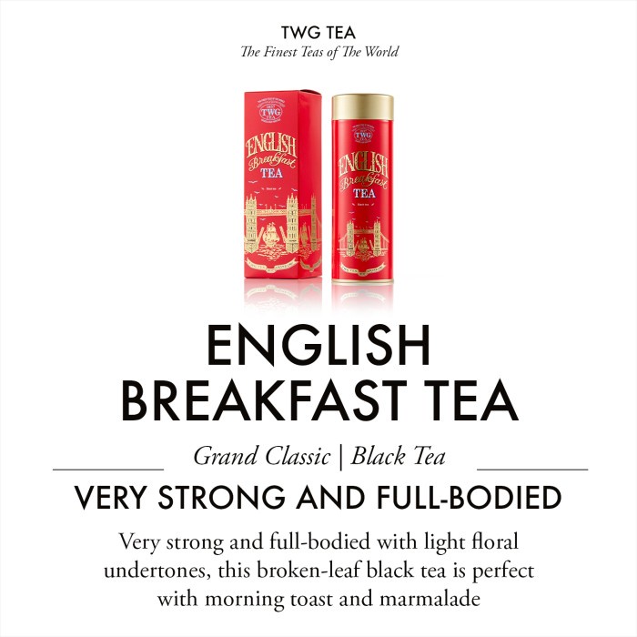 

TEH-DAUN- TWG TEA ǀ ENGLISH BREAKFAST TEA, HAUTE COUTURE TEA TIN, 110G -DAUN-TEH.