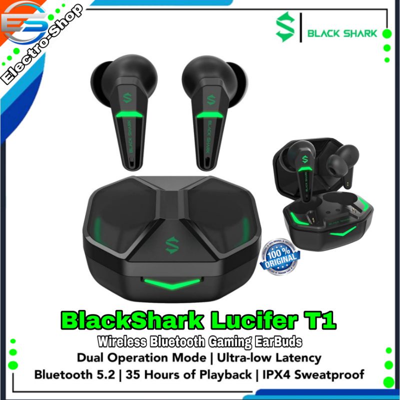 Earphones Bluetoot BLACKSHARK LUCIFER T1 - Tws Earbuds Gaming