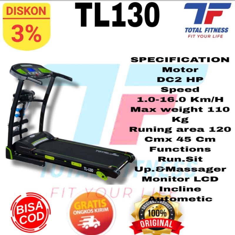 Treadmill Elektrik TL130