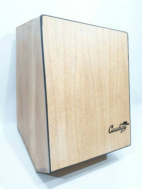 Cajon Cahon Kahun Drum Portable Merk Cowboy Model Trapesium Bonus Tas Murah Jakarta