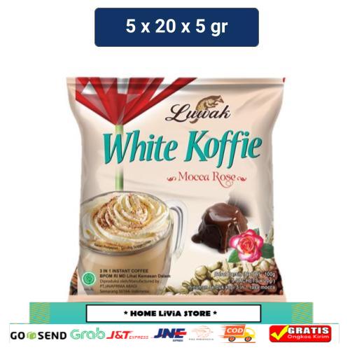 

Luwak White Koffie Mocca Rose Bag 5x20gr x5