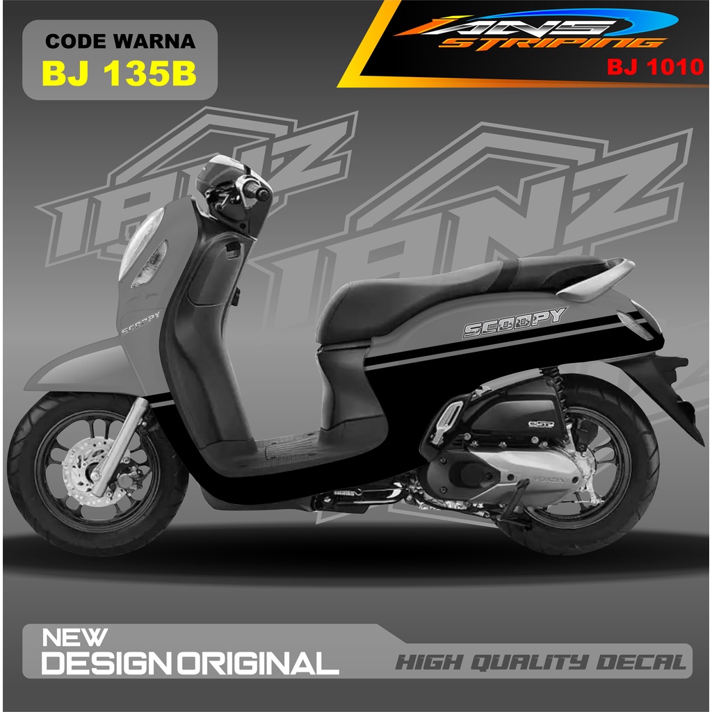 STICKER DCAL HONDA SCOOPY FULL BODY / STICKER VARIASI SCOOPY TERBARU  / STICKER SCOOPY