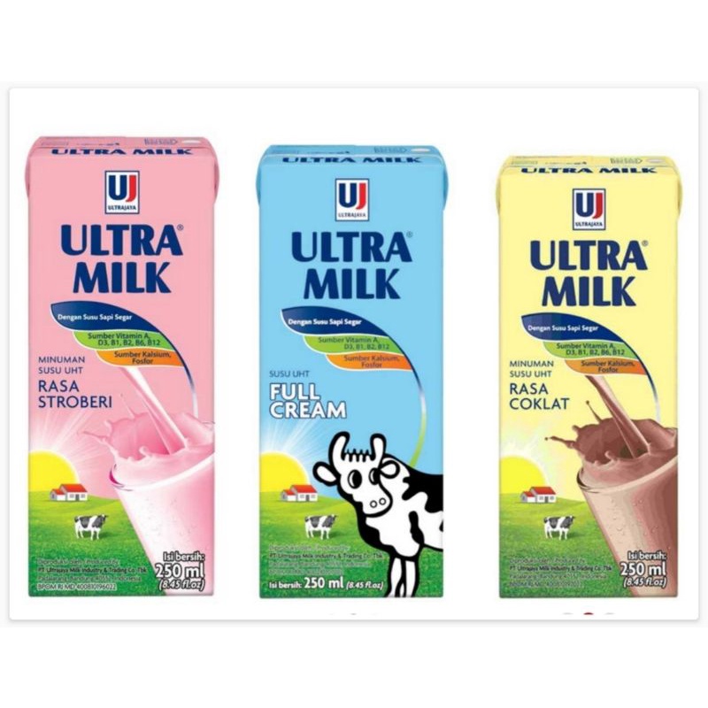 

Ultra Milk Susu UHT 250 Ml