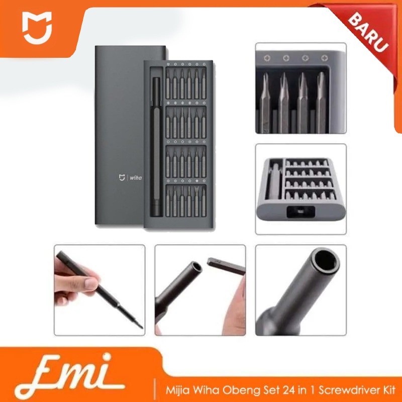 Original Mijia Wiha Obeng Set 24 in 1 Screwdriver Kit By EMI