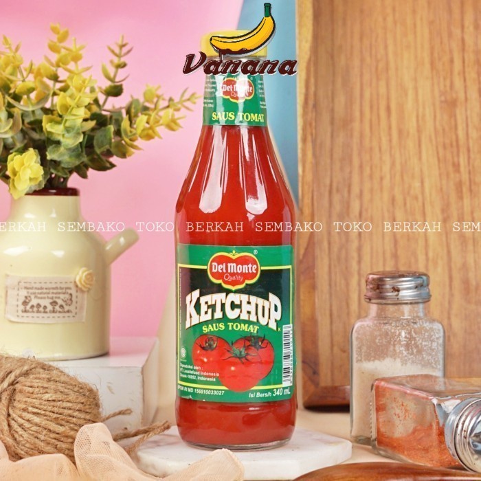 

DELMONTE Ketchup Saus Tomat 340 ml / Del Monte Saos Tomat