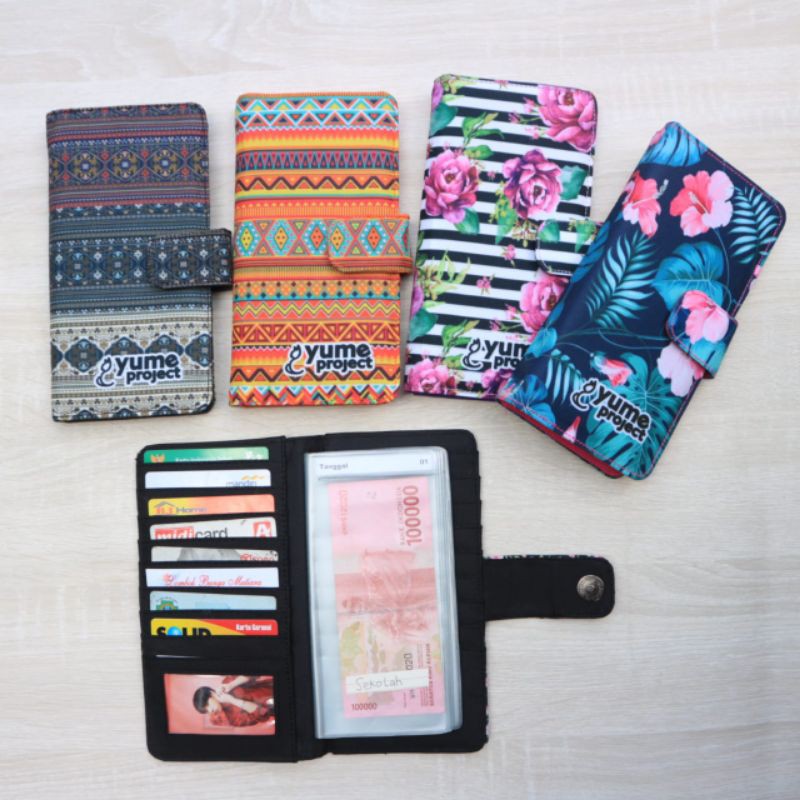 DOMPET PINTAR VOL 3 POLOS &amp; MOTIF 3.2 YUMEPROJECT wallet dompet organizer keuangan hemat budget yume project