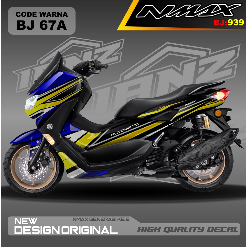 STIKER VARIASI NMAX FULL BODY BLOK MOTOR / DECAL FULL BODY NMAX / DECAL STIKER FULL BODY NMAX / STIKER DECAL NMAX TERBARU