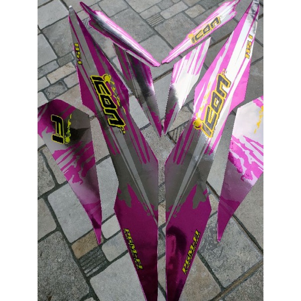 STRIPING BEAT NEW ICON SPORT API MAGENTA CRHOME COLOR