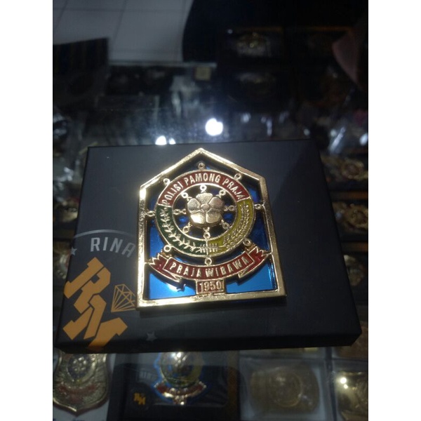 emblem baret POL PP emblem baret SATPOL PP