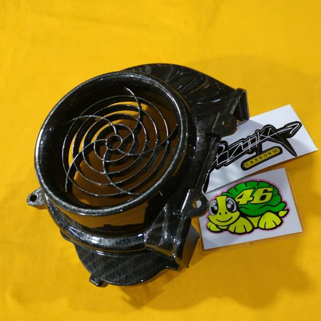 Tutup cover kipas beat karbu scoopy karbu karbon