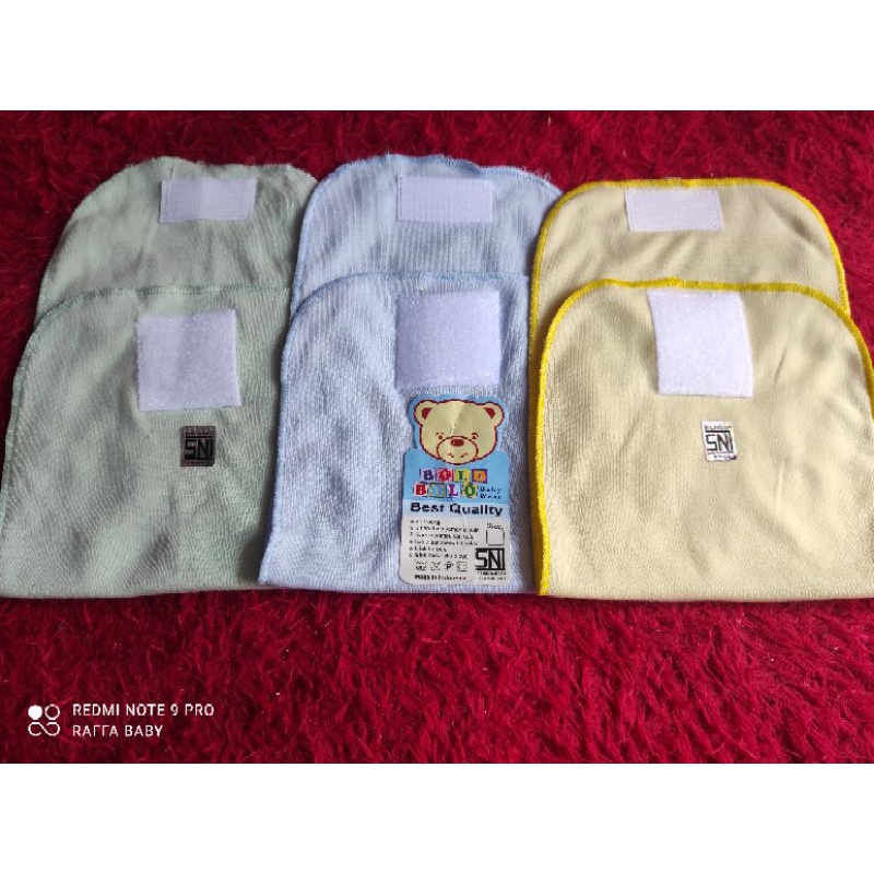 SNI BOLOBOLO (6pcs) GURITA REKAT BAYI POLOS