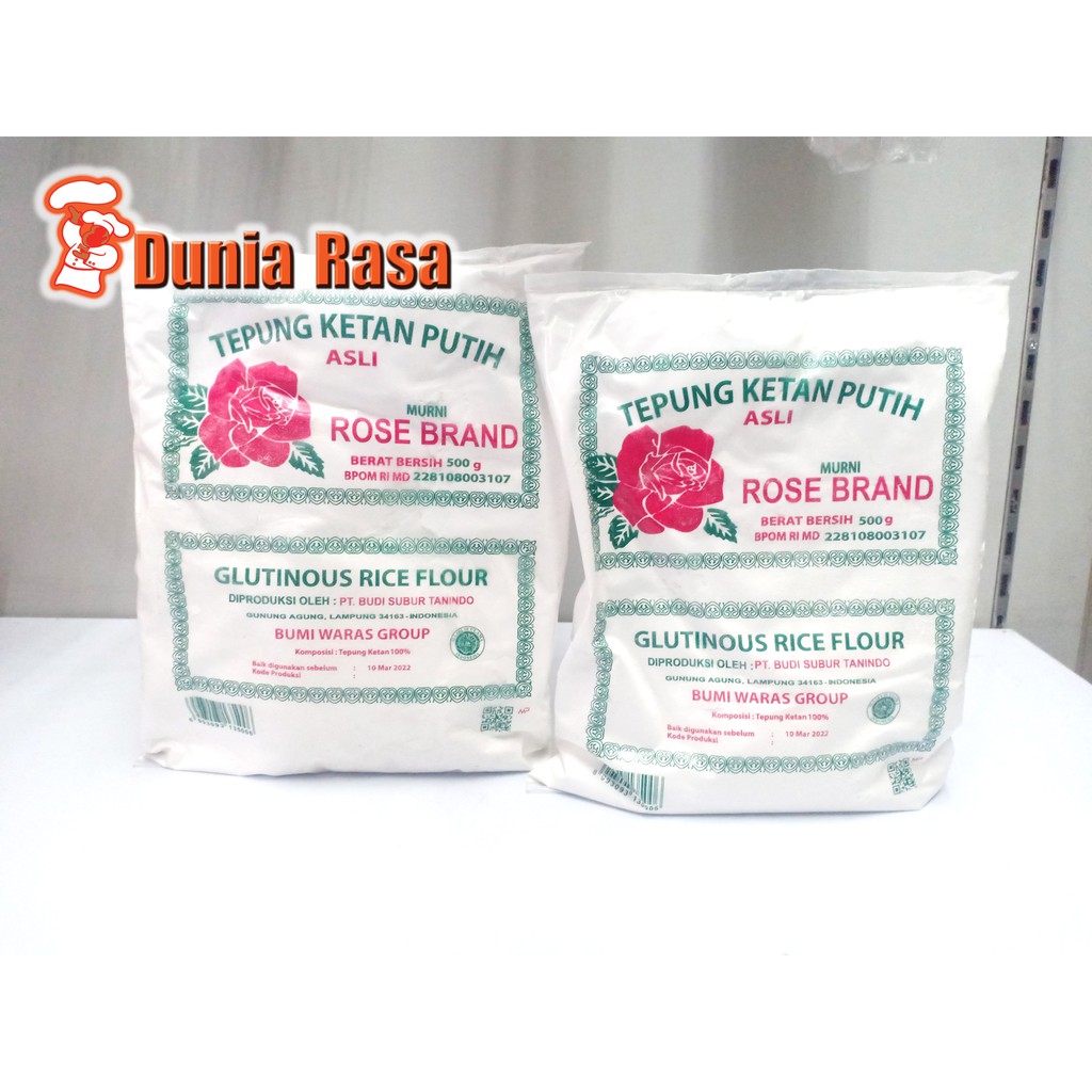 

Tepung Ketan Rose Brand 500gr