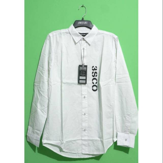 kemeja cowok 3second original