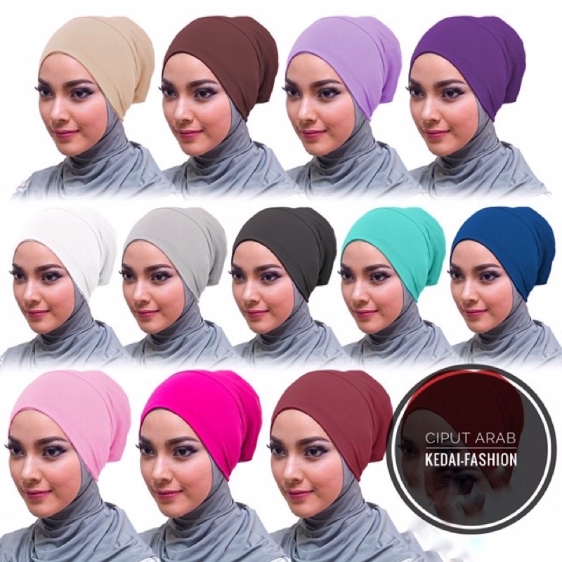 Ciput Arab Polos | Inner daleman jilbab arab