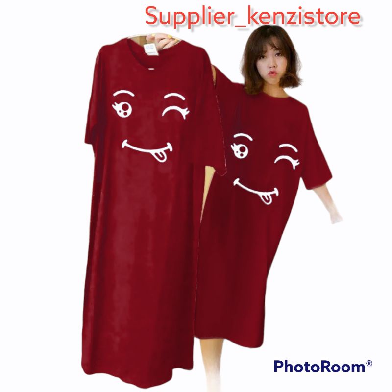 BISA [COD] [GRAB] DASTER DRESS JUMBO SMILE BIG SIZE/Daster rumah fashion wanita murah Cantik kekinia