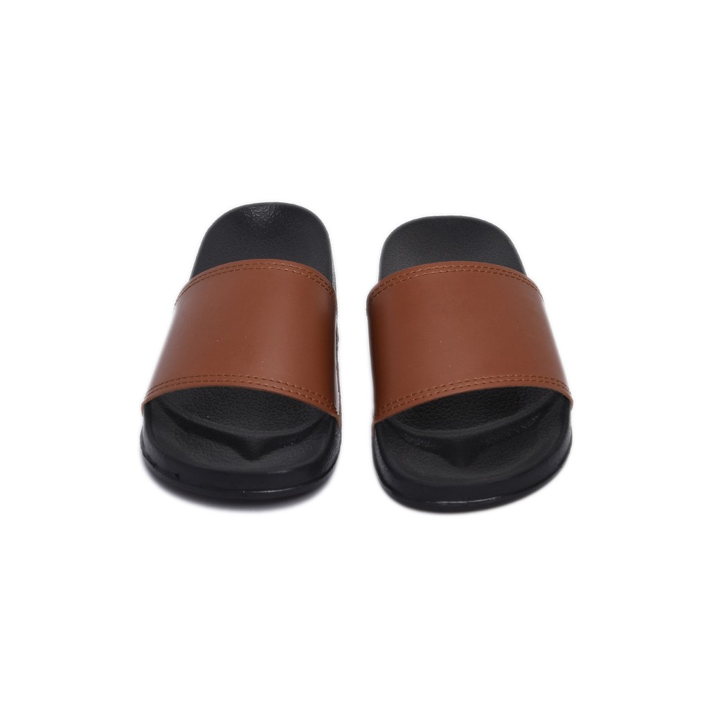 PORTO BROWN |FORIND x FSTP| Sandal EVA Ori Ringan Slop Slide Santai Simple Pria/Men Sendal Footwear