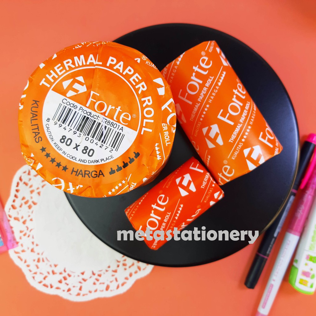 

Thermal Paper Roll / Kertas Kasir Forte