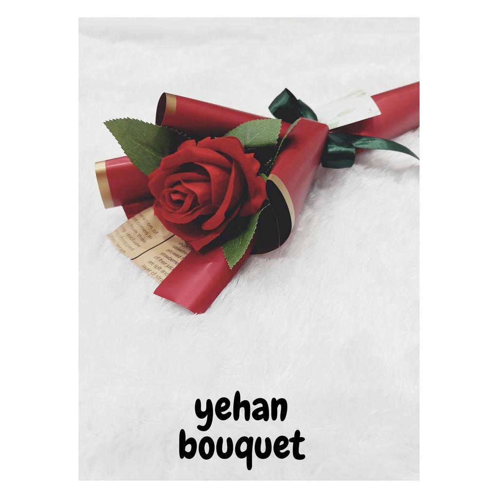 

Buket/Bucket/Bouquet Bunga Mawar Artificial