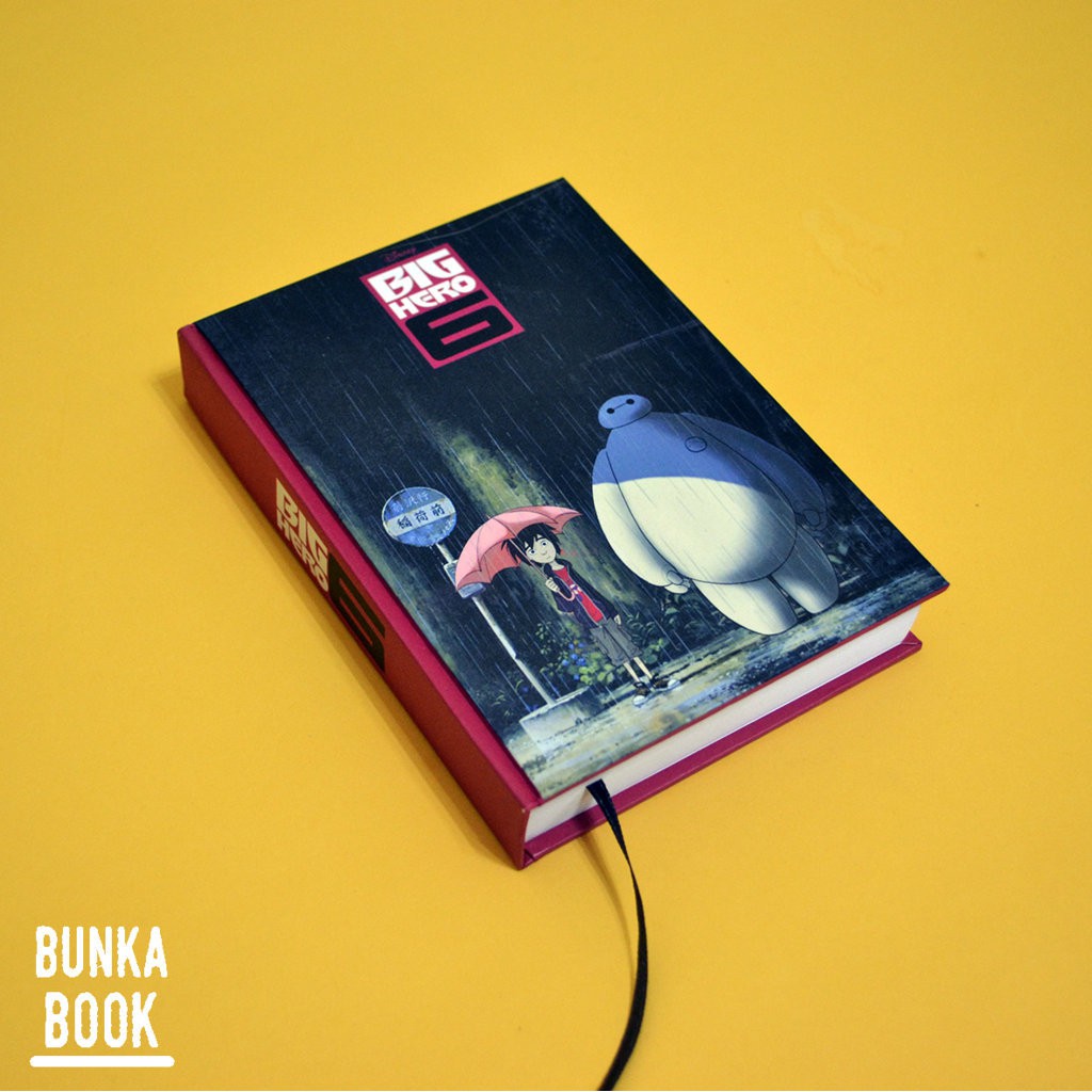 

Pocket Book hardcover Big Hero 6 Totoro Version Ukuran A6 Jurnal Agenda Planner Gift Couple