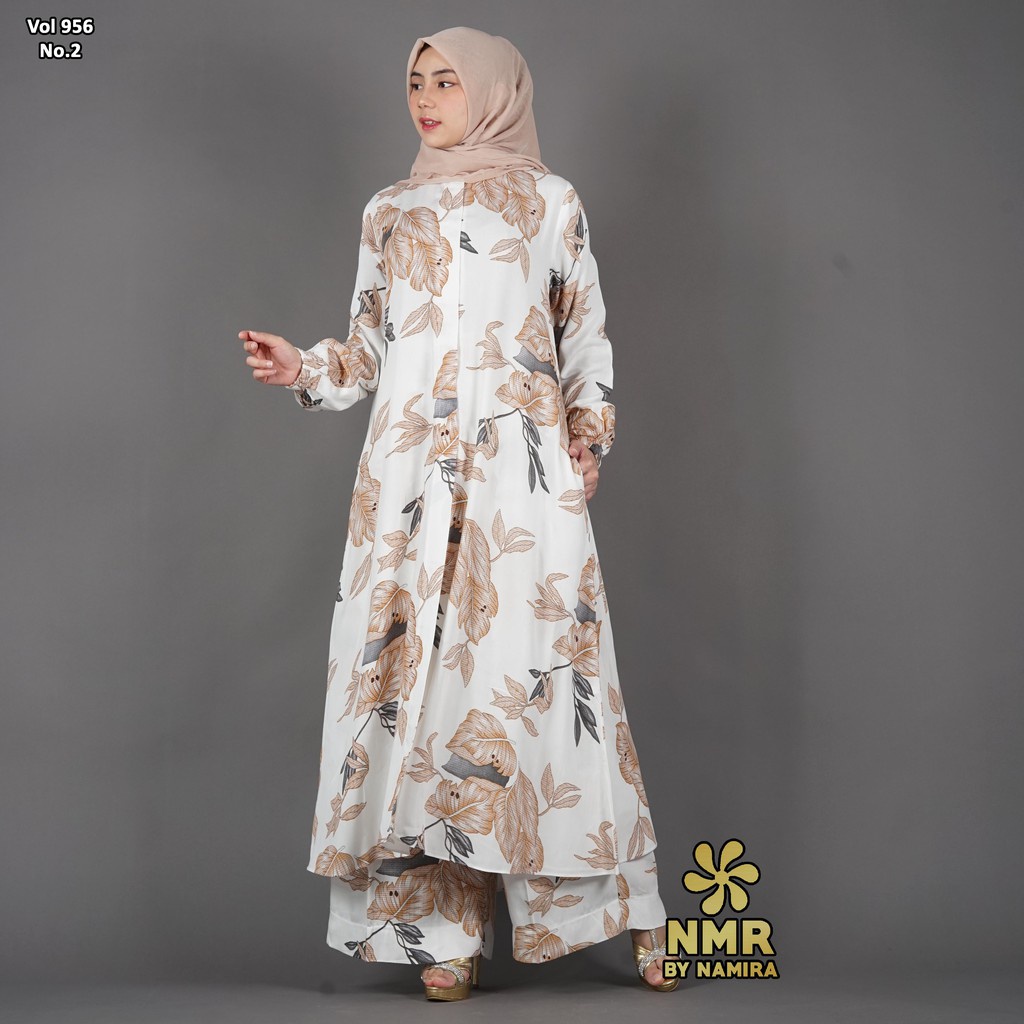 Vol 956 -2 Stelan celana+tunik rayon NMR BY NAMIRA