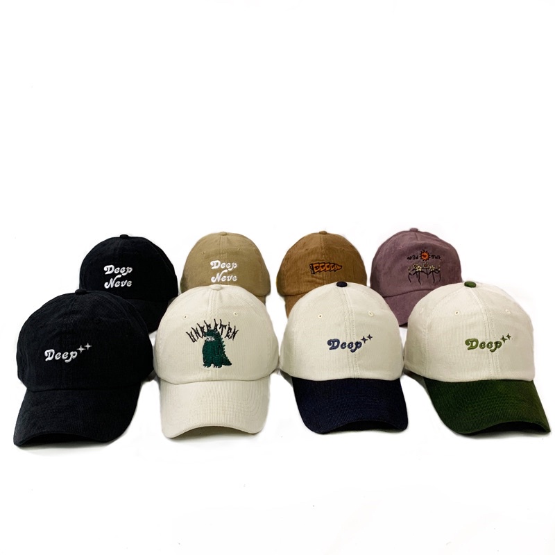 DEEPNEVE CORDUROY MODEL BASEBALL CAP | POLO CAP 001
