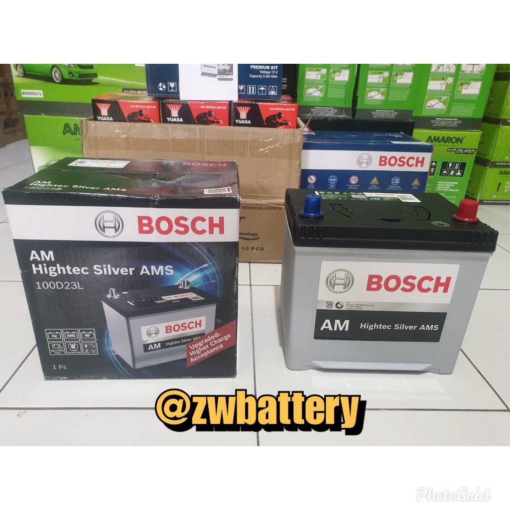 GARANSI 18 BULAN !! Aki Mobil Mazda 6 Biante 100D23L Bosch Accu Kering