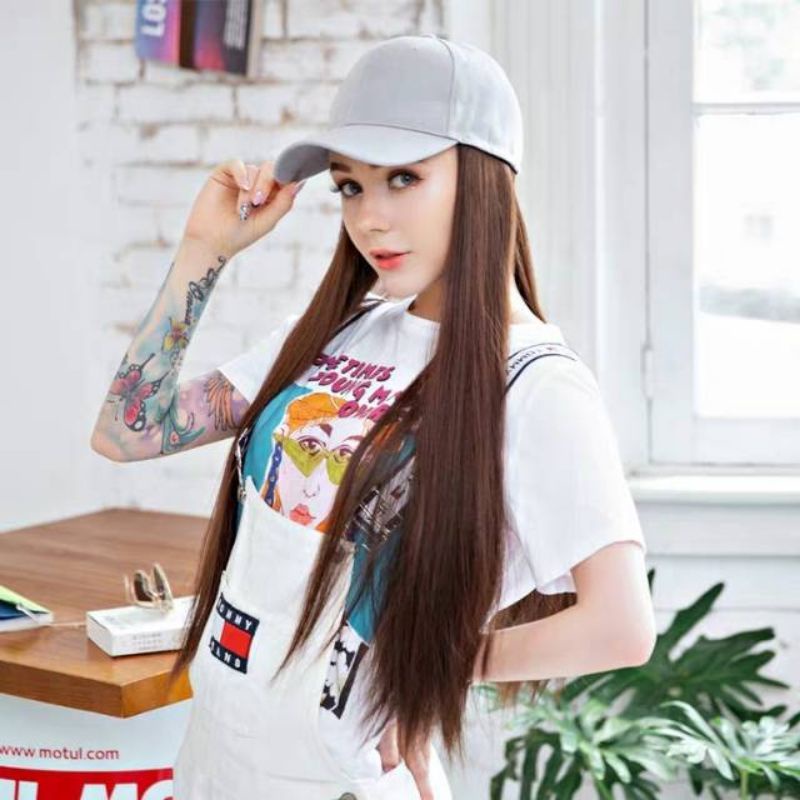 GOOD QUALITY Wig Topi Heyo-A-1L05 Kualitas Bahan Bagus Halus Lembut Seperti Rambut Asli Murah / Hat 