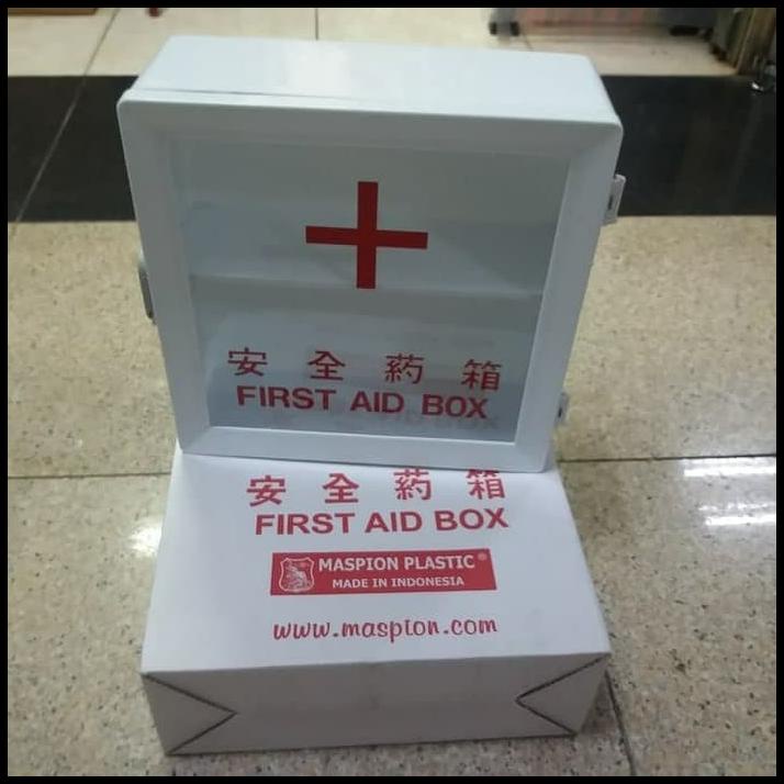 Box Penyimpanan Obat - Kotak P3K 2 Susun / Kotak Obat P3K