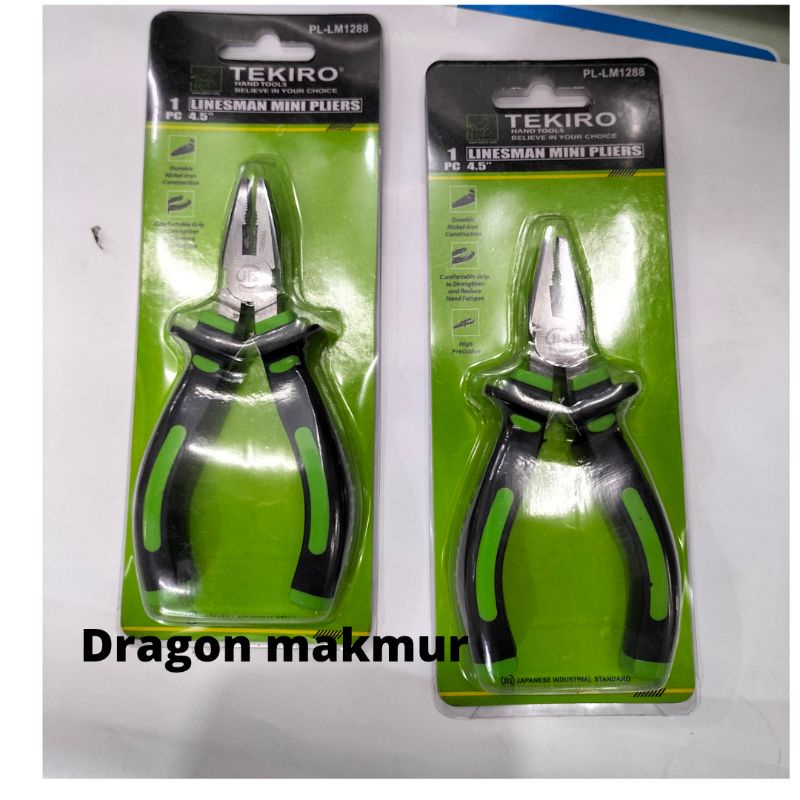 tang kombinasi tekiro 4,5 inchi / tang kombinasi tekiro/tang kombinasi kecil