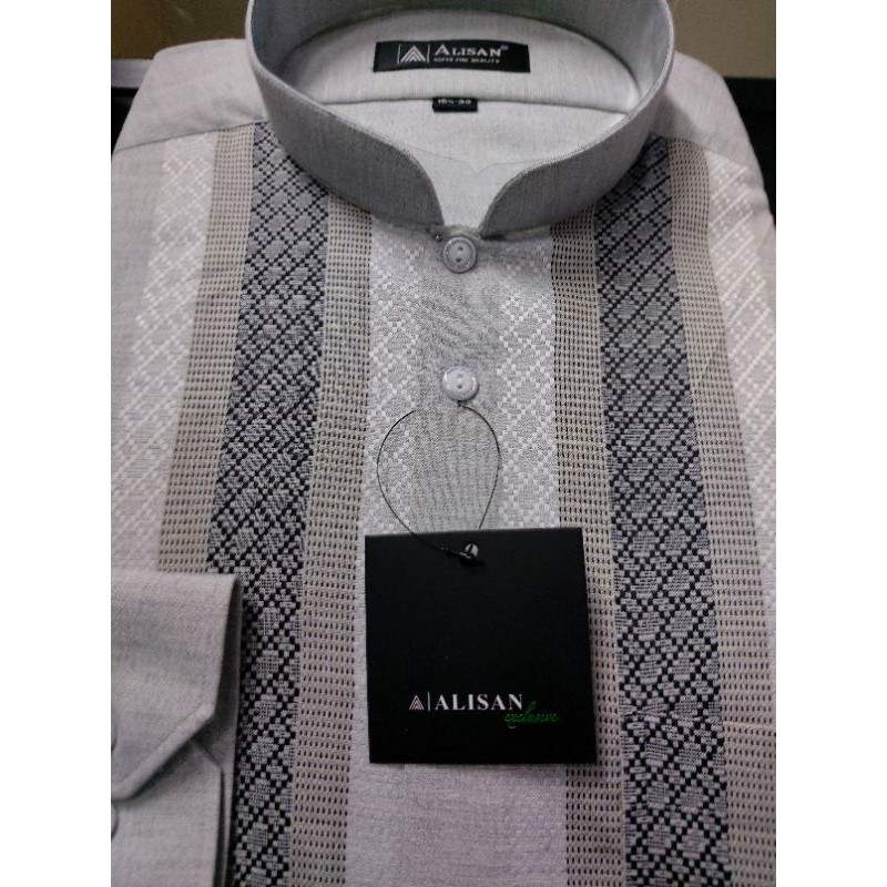 Kemeja Koko Alisan PREMIUM REG L.panjang Size 14.5-16