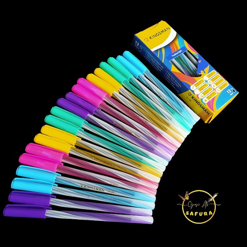 

kingsman pulpen ulir bolpen lilin alat tulis termurah