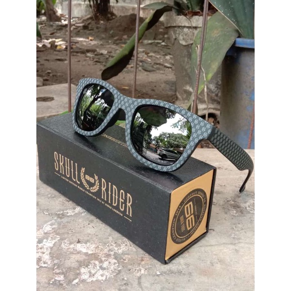 kacamata skull rider polarized