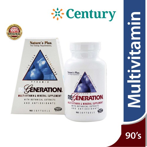 Jual Nature S Plus Regeneration 90 Kapsul Multivitamin Dan Mineral Vitamin Bagus Daya Taha Tubuh