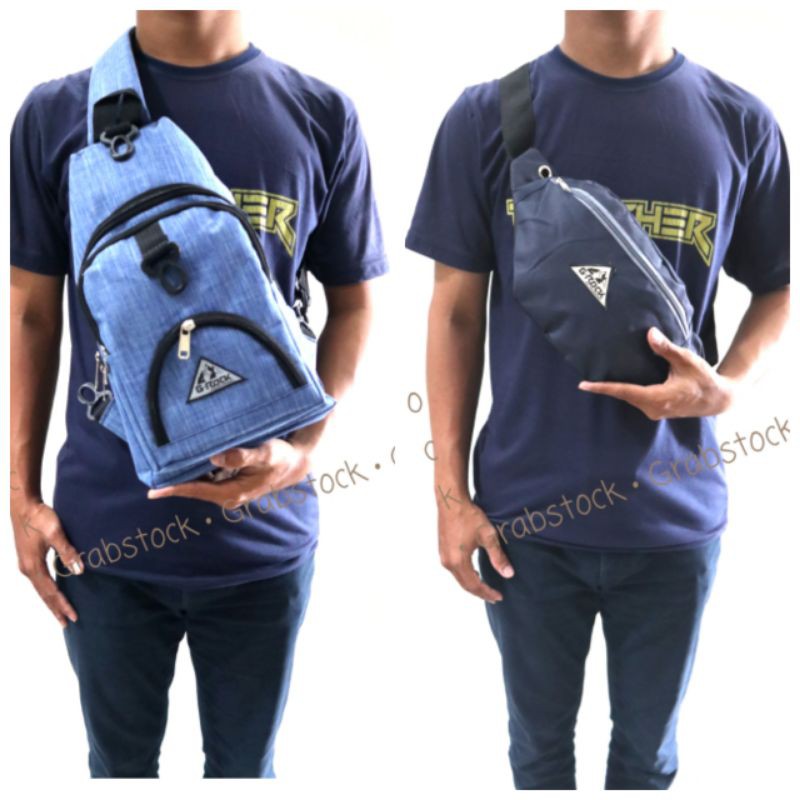 Promo Beli 1 Sling Bag FREE 1 Waistbag