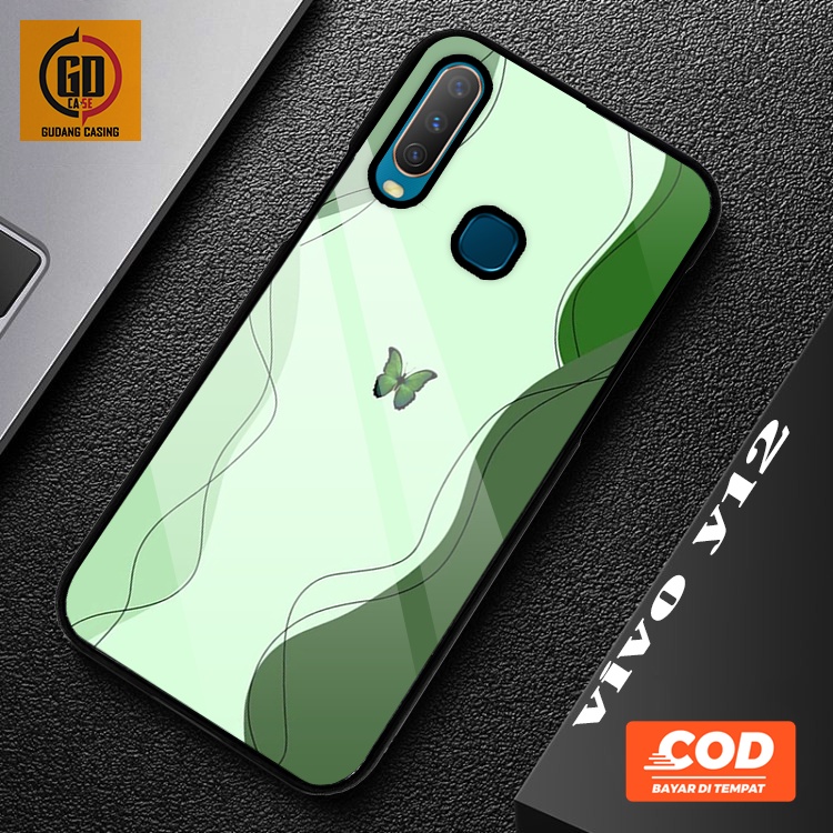 Case VIVO Y12 Case Hp VIVO Y12 Premium Glossy Gudang Casing [BUTERFLAY] Casing Hp Aesthetic Kesing H