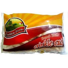 kentang CRINCLE CUT golden farm 500g