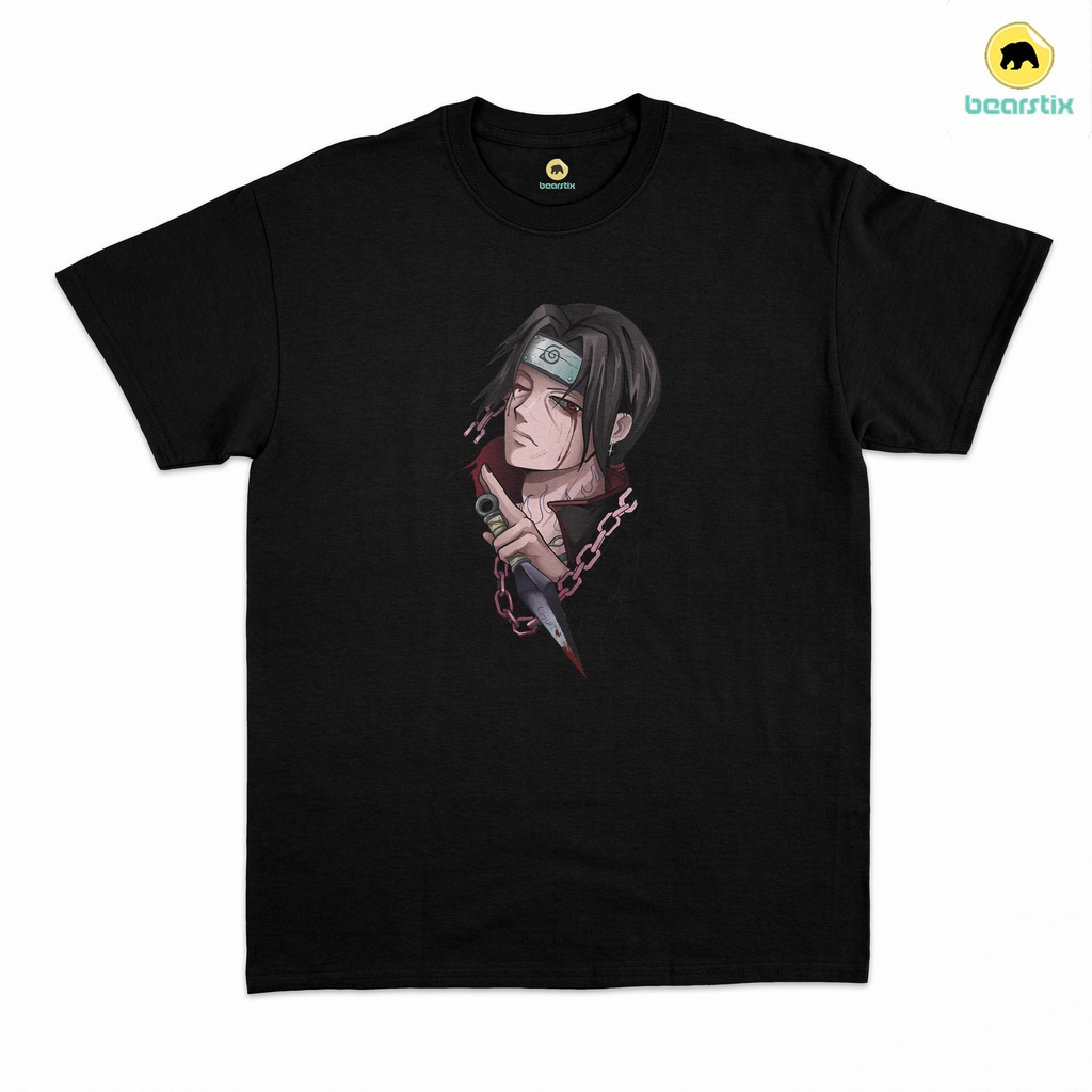 Tshirt Uchiha Itachi - Baju naruto - Kaos Akatsuki - Tshirt Streetwear