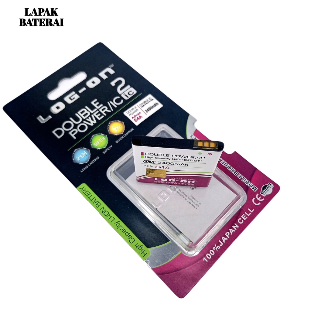 LOG - ON Advan S4A Baterai Double IC Protection Battery Batre