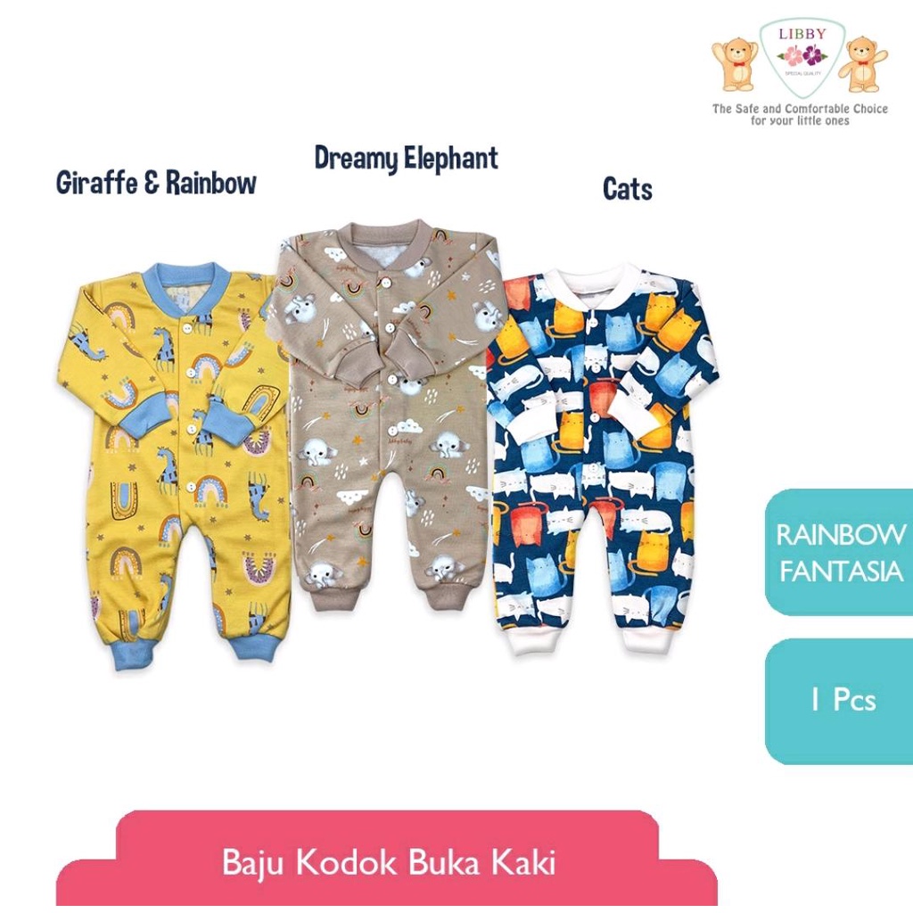 LIBBY SETELAN BAYI MOTIF RAINBOW FANTASIA / STEELAN BAYI / LIBBY