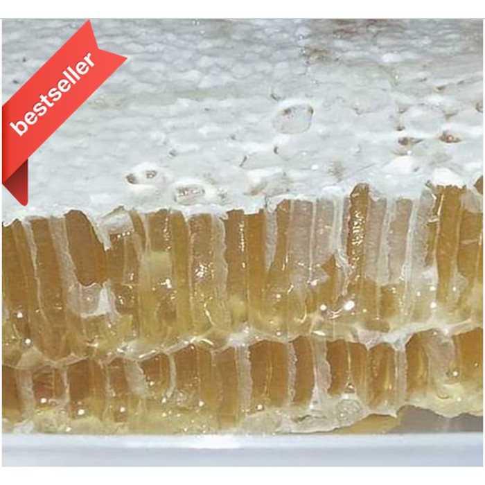 

TERLARIS Raw Honey Madu Murni/ Madu Sarang murni/ Honeycomb /100% Asli - MMD1724