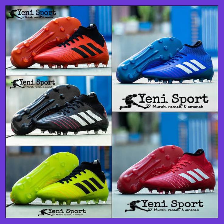 SEPATU BOLA ADIDAS - HITAM, 40