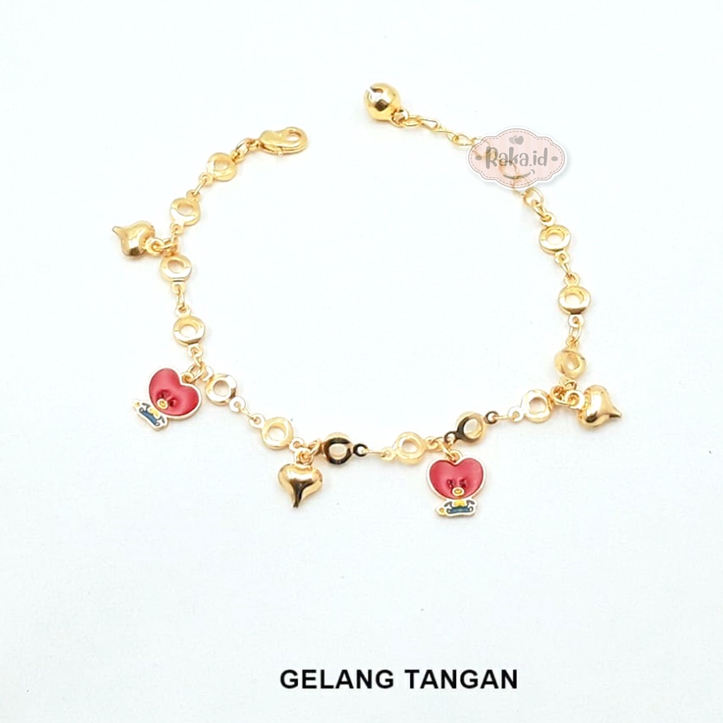 Gelang Tangan Rantai Anak Motif BT21 Perhiasan Anak 928